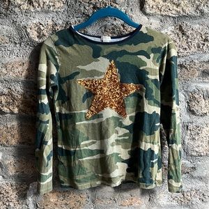 Crewcuts Camo Sequin Star Shirt